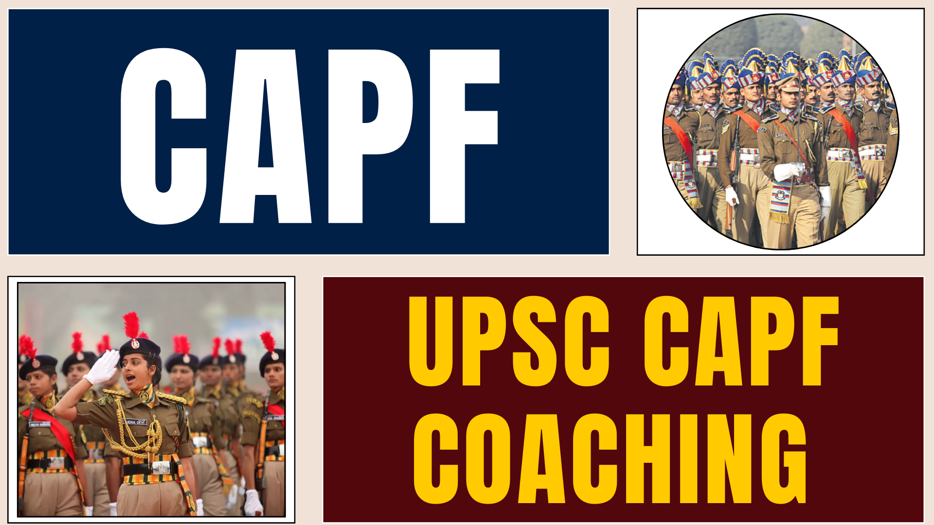 Best 1 Budget Friendly UPSC CAPF Course Fees